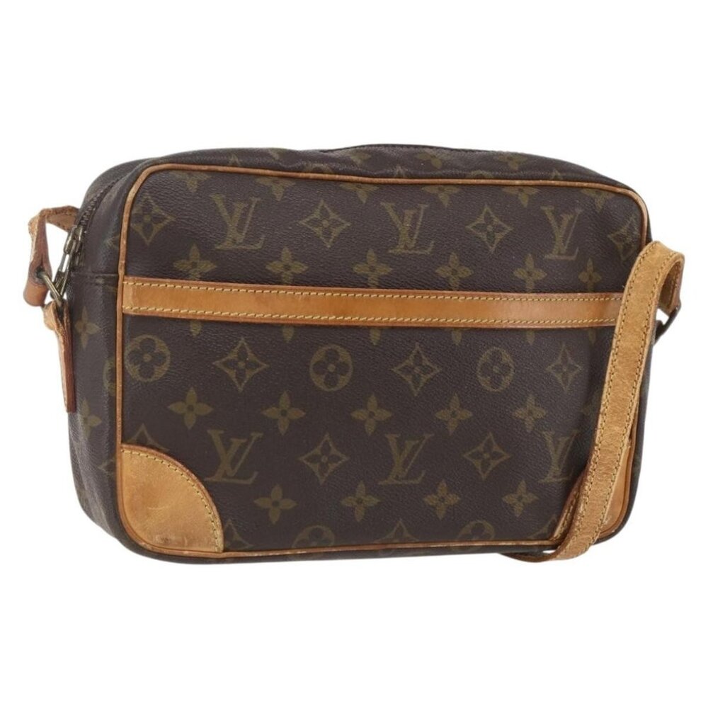 Authentic LOUIS VUITTON Monogram Trocadero 27 Shoulder Bag M51274 LV